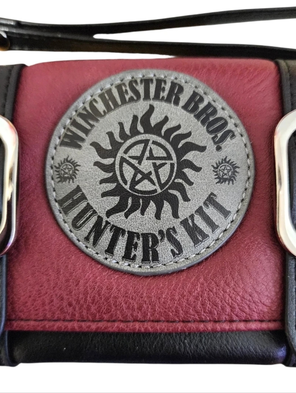 SUPERNATURAL Vegan Leather "Join The Hunt" Wristlet Wallet- Winchester Brothers - Picture 8 of 16